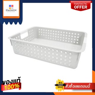 ตะกร้าอเนกประสงค์ทรงเหลี่ยม Dotty MINIMON HOME รุ่น JCP-5192 ขนาด 25.5 x 34.5 x 9 ซม. สีเทาMultipurpose Square Basket Do