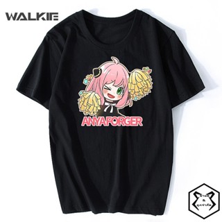 Walkie เสื้อยืดแขนสั้น พิมพ์ลายการ์ตูนอนิเมะ Spy X Family Forger Anya สไตล์ญี่ปุ่น ฮาราจูกุ แฟชั่นฤดูร้อน สําหรับผู_03