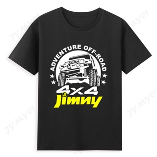 รถญี่ปุ่น Suzuki ผู้ชาย T เสื้อ Jimny ภาพฤดูร้อนผ้าฝ้ายยี่ห้อรถหรูหราเสื้อผ้าผู้ชายS-5XL