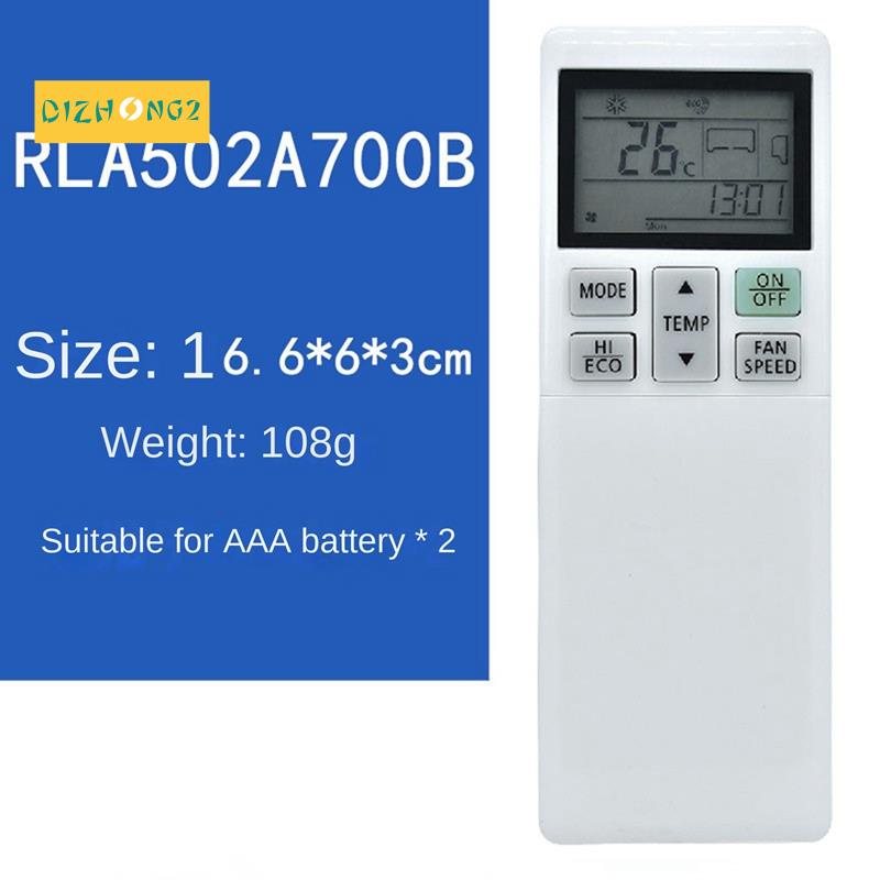 รีโมตคอนโทรล RLA502A700B แบบเปลี่ยน สําหรับเครื่องปรับอากาศ Mitsubishi RLA502A700L RLA502A700S RLA50