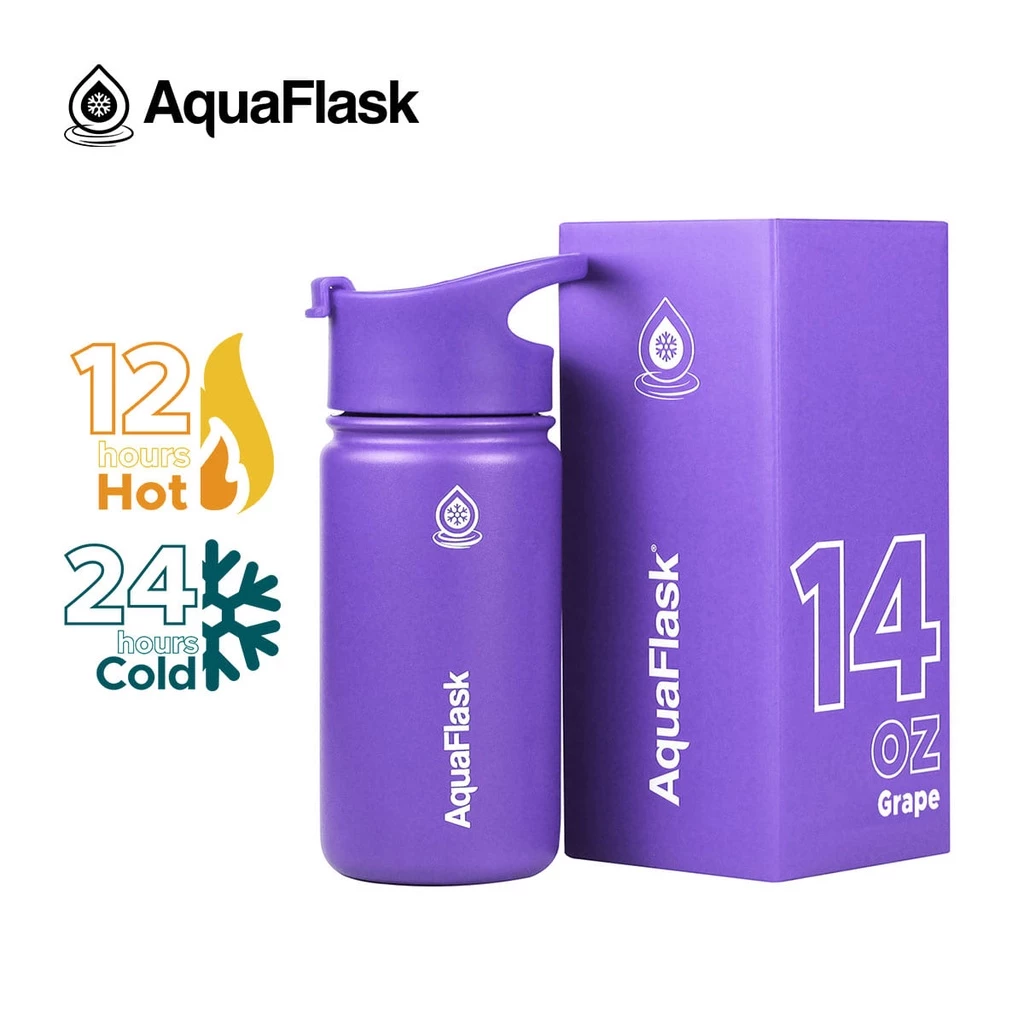 AquaFlask Regular 14oz - กระบอกน้ำเก็บความเย็น กระติกน้ำสแตนเลส 14ออนซ์ thumbnail 7