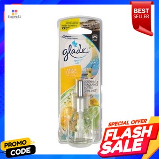 Air น้ำหอมปรับอากาศในรถ GLADE SPORT รุ่น รีฟิล เลมอน ขนาด 7 มล.Car Air Freshener GLADE SPORT Model Refill Lemon Size 7 m