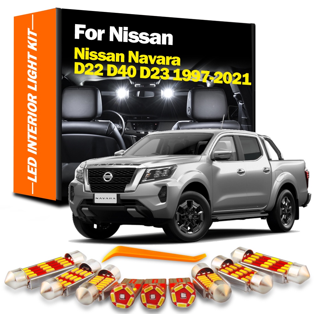 Canbus ชุดหลอดไฟ LED ติดภายในรถยนต์ สําหรับ Nissan X-Trail Xtrail T30 T31 T32 T33 2001-2019 2020 2021 2022 2023 2024