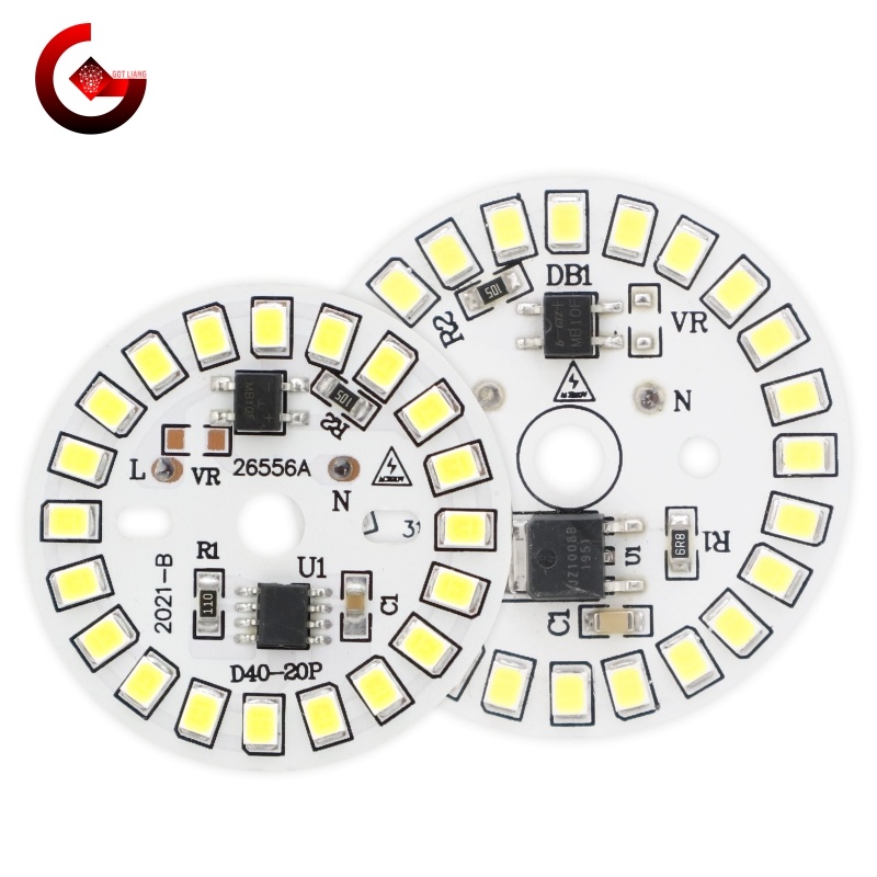 Got Liang ชิปหลอดไฟ LED 3W 5W 7W 9W 12W สําหรับหลอดไฟ 90 Lumen/W 2835SMD AC 220V-240V