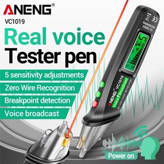 Aneng VC1019 ปากกาทดสอบแรงดันไฟฟ้า แบบไม่สัมผัส 12-1000V