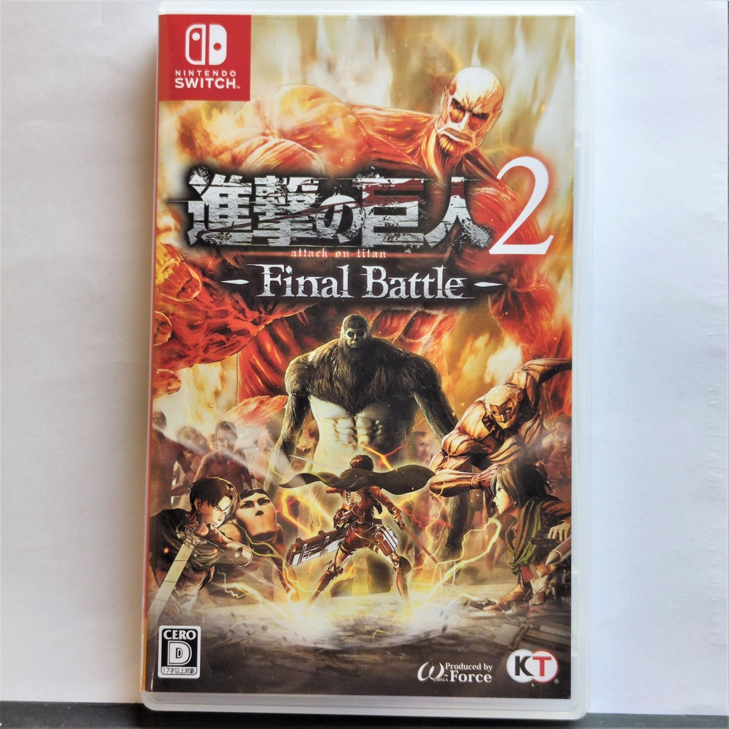 (มือ 2) Nintendo Switch : Attack on Titan Final battle