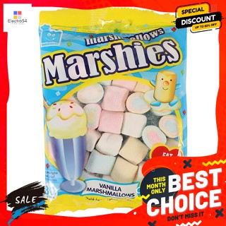 Marshies(มาร์ชี่ส์) มาร์ชี่ มาร์ชแมลโล่ รสวนิลา ขนาด 80 กรัม Marshies Marshmallows Vanilla Flavor Size 80 g.พุดดิ้ง, เยล