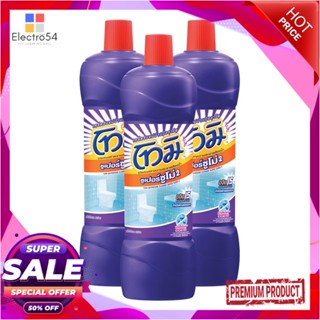 BATHROOM น้ำยาล้างห้องน้ำโทมิ ซูเปอร์ซูโม่ 2 850 มล. สีม่วง แพ็ก3BATHROOM CLEANER TOMI SUPER SUMO 2 850ML PACK3