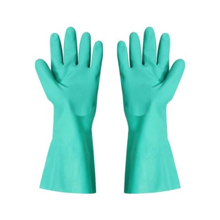 NITRILE ถุงมือไนไตร DEXTOR SIZE L สีเขียวNITRILE RUBBER GLOVES DEXTOR LARGE GREEN