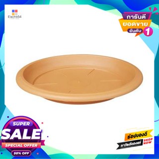 Round จานรองกระถางทรงกลม รุ่น 150 ขนาด 7.3 นิ้ว สีน้ำตาล Round Saucer FONTE No. 150 Size 7.3 Inch Brown