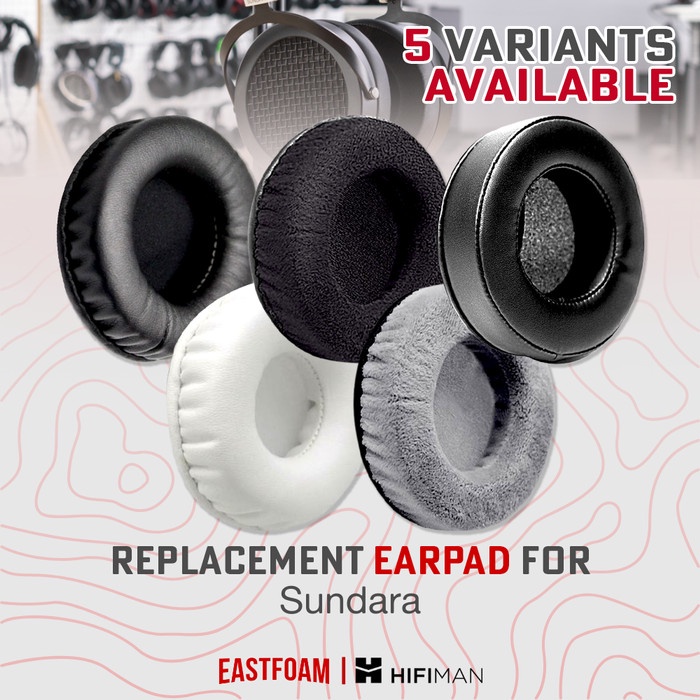 แผ่นรองหูฟัง Earcup Hifiman Sundara แผ่นโฟมแผ่นรองหูฟัง