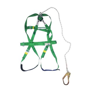 FULL-BODY เข็มขัดนิรภัยแบบเต็มตัวพร้อมเชือกเซฟตี้เส้นเดี่ยว YAMADA FH787BFULL-BODY SAFETY HARNESS WITH ROPE YAMADA FH787