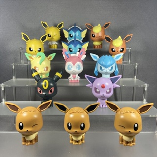 ☼◘✁Bandai Pokémon Big Head Shellless Gacha Pokémon Fairy Eevee โปเกมอน