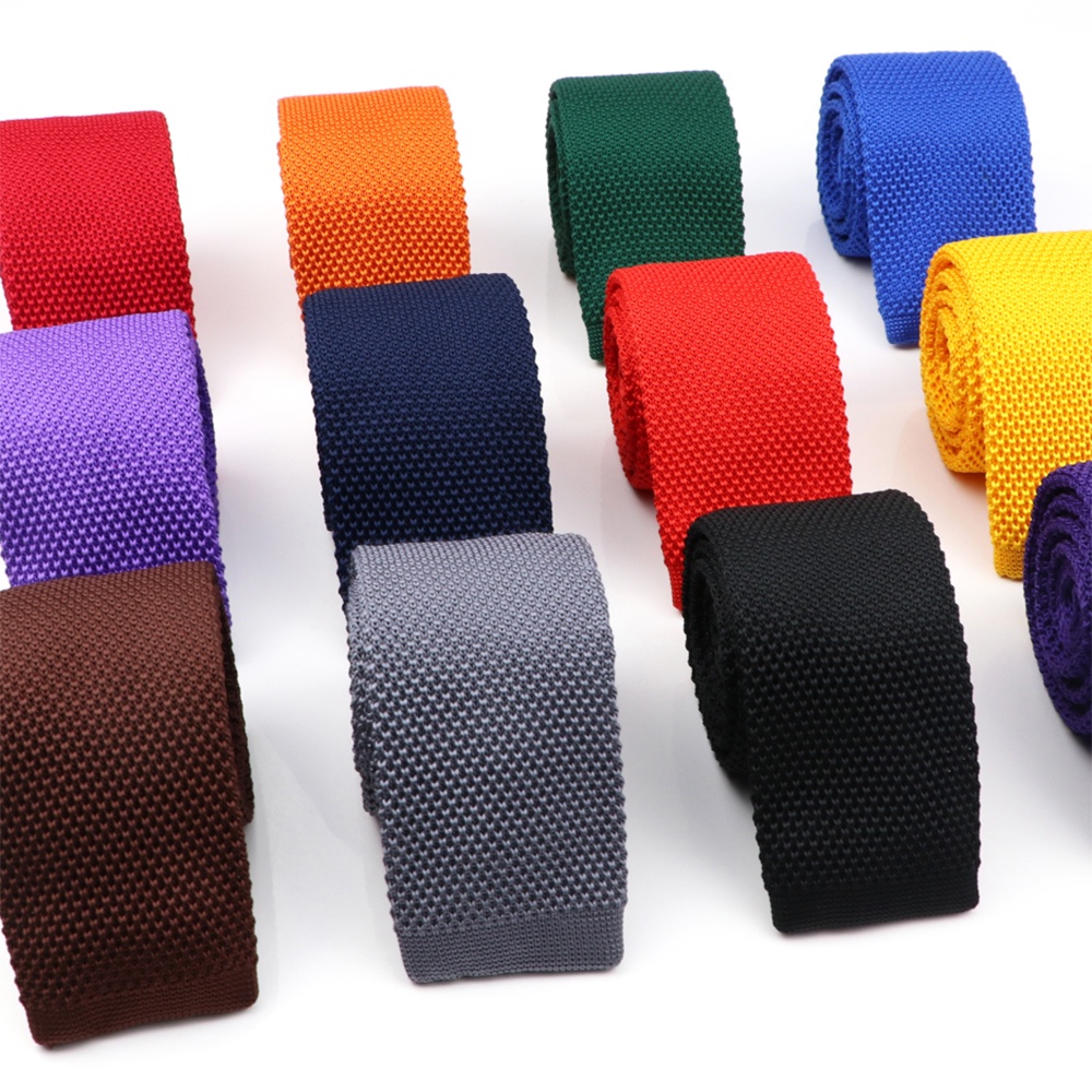 Zonfaz ผู ้ ชายถักเนคไทสีทึบ Tie Skinny แคบ Slim ถักคอ Tie สําหรับผู ้ ชายคลาสสิกทอ Designer สวมใส ่ ทุกวัน Cravat
