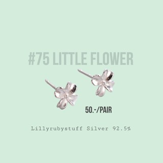 LLRB | ต่างหูเงิน 925 ดอกไม้ Silver flowers