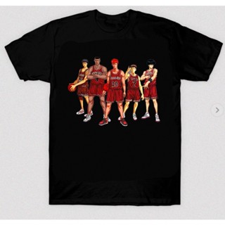 เสื้อยืดพิมพ์ลายแฟชั่น2022 เสื้อยืดผ้าฝ้ายคอกลมแขนสั้นพิมพ์ลาย Manga Slam Dunk สําหรับผู้ชาย discount_09