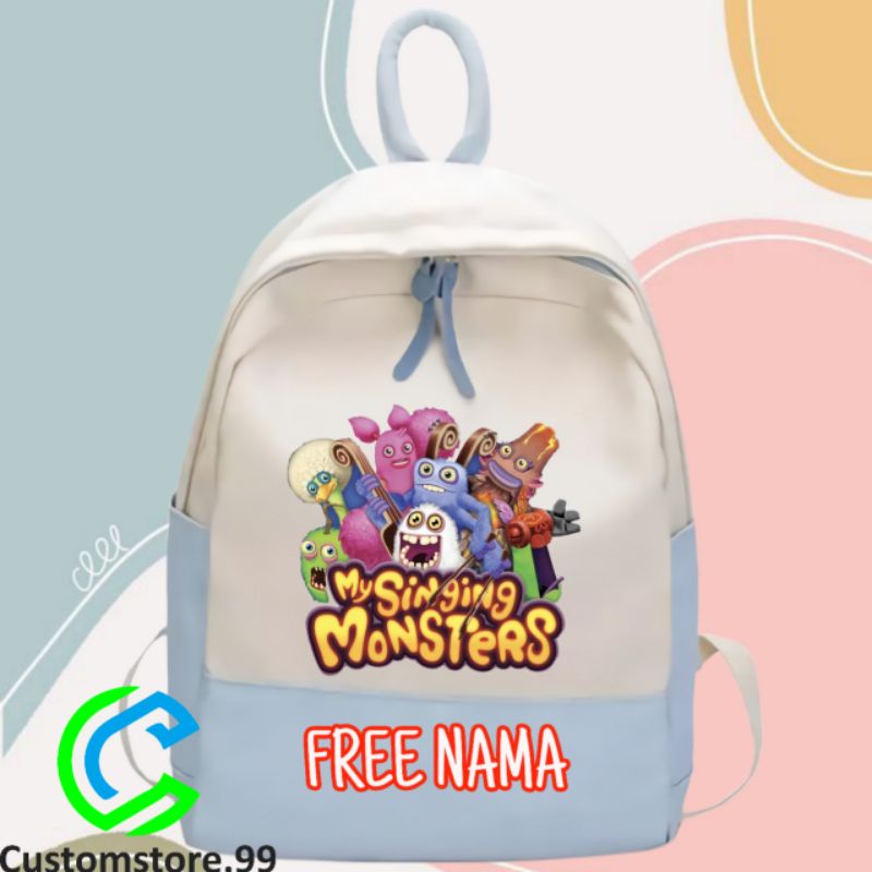 My SINGING MONSTERS CHILDRENS WUBBOX BAG ฟรีชื่อ