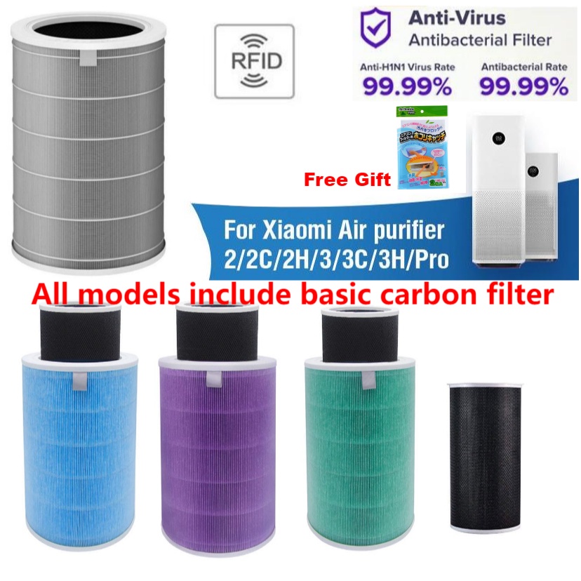 (Ready Stock)[HEPA Filter]OEM Air Purifier HEPA Filter Carbon Filter for Xiaomi Air Purifier Filter 