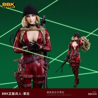 [พร้อมส่ง] โมเดลฟิกเกอร์ทหาร 1/6 BBK014 Dark Night Sniper Lyla Joint