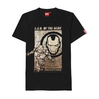 MARVEL Men T Shirt Tops VIM21781 (Black)_03