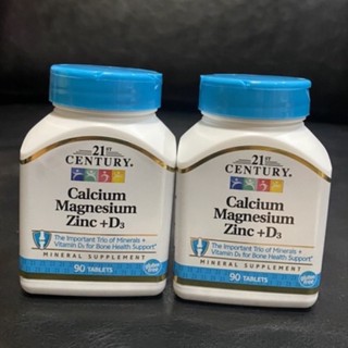 21st Century Calcium Magnesium Zinc+D3 90 tablet