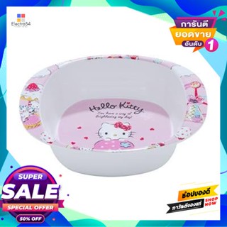 Melamine ชามเมลามีนเด็ก คิตตี้ มายเดย์ Superware รุ่น B 225-6 ขนาด 6 นิ้ว สีขาว - ชมพูchildrenS Melamine Bowl Kitty My