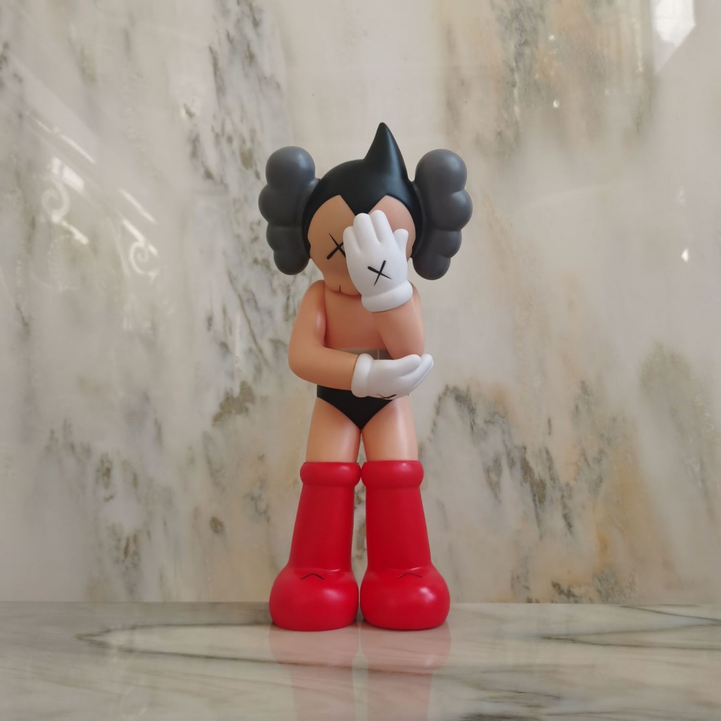 KAWS Sesame Street XX Eye Peter Pan Astro Boy Street Wear อินเทรนด์เล่นขนาดใหญ่ Lucky เครื่องประดับตกแต่ง - รูปที่ 2