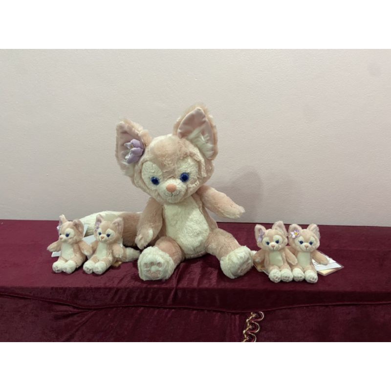 พวงกุญแจ​ disney duffy &​ friends  linabell ลินาเบล ตุ๊กตา​ จิ้งจอกชมพู