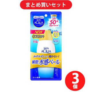 Rohto Pharmaceutical Skin Aqua Super Moisture Gel 110g Set of 3 [Sunscreen for face/body SPF50+ PA++++]