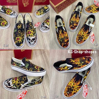 V_ans X SAMURAI Rising Slip On มี2ลาย สุดฮิต พร้อมส่งในประเทศไทย