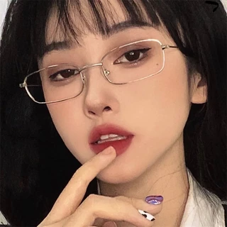 Roselife แว่นตา กรอบโลหะ ทรงสี่เหลี่ยมผืนผ้า แคบ สําหรับผู้ชาย ผู้หญิง