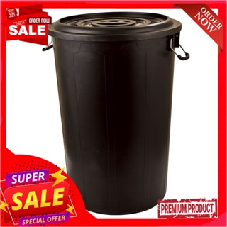 เซพแพ็ค ถังน้ำพร้อมฝา ขนาด 40 แกลลอน สีดำSavepak Plastic Bucket+Lid 40 Gallon Black