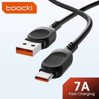 Toocki สายชาร์จ USB C เป็น USB C 100W PD Type C เป็น Type C สําหรับ Xiaomi Samsung 7A Type C