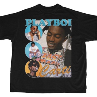 เสื้อยืด พิมพ์ลาย Playboi Carti Bootleg Rap สีดํา เหมาะกับของขวัญวันเกิด สําหรับผู้ชาย และผู้หญิง 14003_03