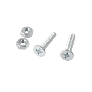 MACHINE สกรูเกลียวมิลน็อต JF FITT 4x18 มม. 25 ตัวMACHINE SCREW WITH JF NUT FITT 4X18MM 25EA