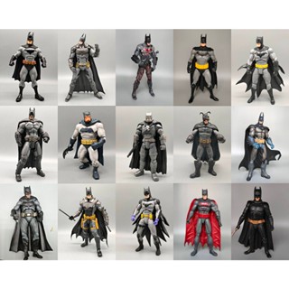 ۩การ์ตูน DCC ซูเปอร์ฮีโร่ Batman Arkham Dark Knight Bruce Wayne โมเดลตุ๊กตาขยับได้ 7 นิ้ว