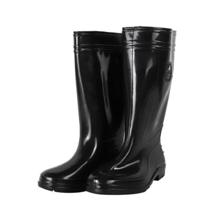 RUBBER รองเท้าบูท PIPES สูง 14 นิ้ว เบอร์ 10.5 สีดำRUBBER BOOTS PIPES 14IN 10.5 BLACK