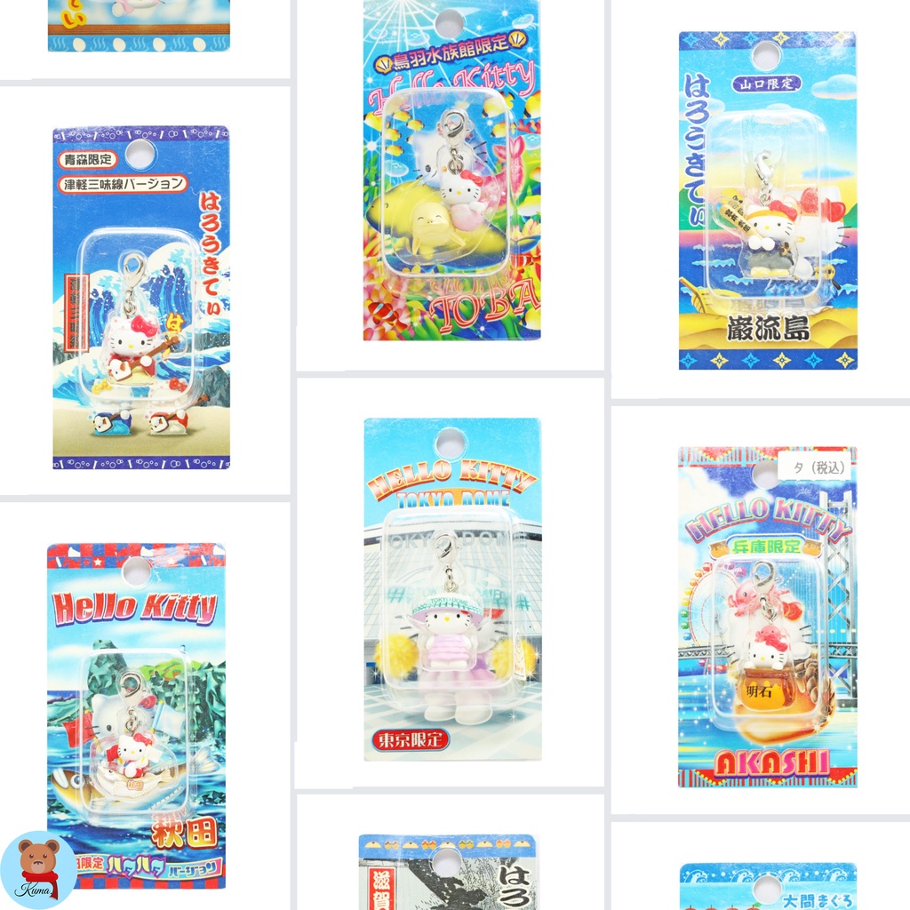 พร้อมส่ง No.2 Hello Kitty Souvenir mobile keychains from Japan Sanrio พวงกุญแจ คิตตี้ ของฝากจากญี่ปุ่น ซานริโอ้