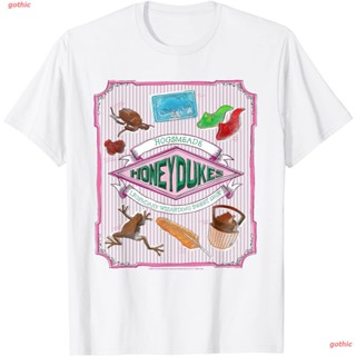 เสื้อยืดยอดนิยม Harry Potter Honeydukes Hogsmeade Label T-Shirt Short sleeve T-shirts_07