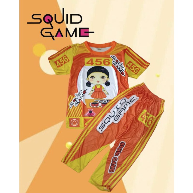 ชุดเซ็ตเด็ก Size S-2XL ชุดเซ็ตแฟชั่น 2ชิ้น ขายาว ชุดเซ็ตโกโกวา #ชุดเซ็ตสควิดเกมส์ เนื้อผ้าไมโครเกรดA++