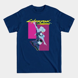 เสื้อยืดโปโล ลายการ์ตูนอนิเมะ Cyberpunk Edgerunners สําหรับผู้ชาย และผู้หญิง_12