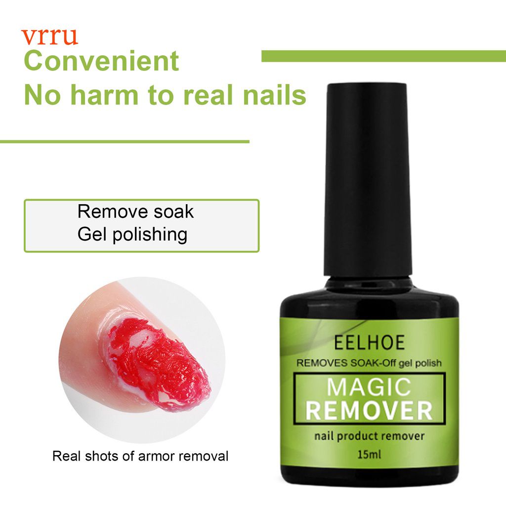 พร้อมส่ง น้ำยาล้างสีเจล 15 ml Eelhoe ล้างสีเจล ได้สะอาดหมดจด น้ํายาล้างเล็บเจล 15 มล. เรียบง่าย เป็นมิตรกับผิว ลบยาทาเล็บเจล สําหรับผู้หญิง