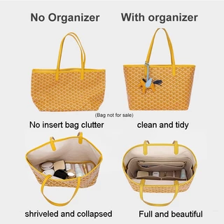 Evertoner Felt ใส่สําหรับ Gy GM PM Mini Tote ผู้หญิงกระเป๋าถือด้านในกระเป๋าเดินทางเครื่องสําอาง Liner กระเป๋า Shaper