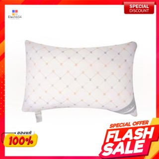 Polyester หมอนหนุนขนเป็ดเทียม ผ้าคอตตอน MS HOME รุ่น UTKA-0001 ขนาด 19 x 29 นิ้ว สีขาวDuckFeatherPillowCottonFabricHOME