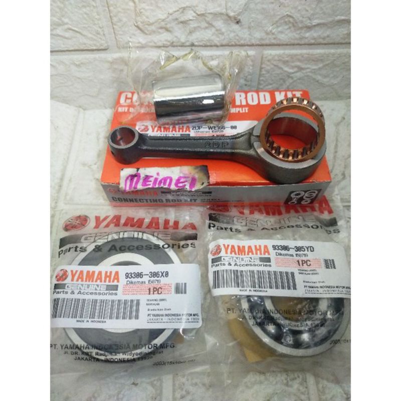 N max, aerox 155, แพ็คเกจก้านลูกสูบ Lexi + 6306/6305 เพลาข้อเหวี่ยง lava
