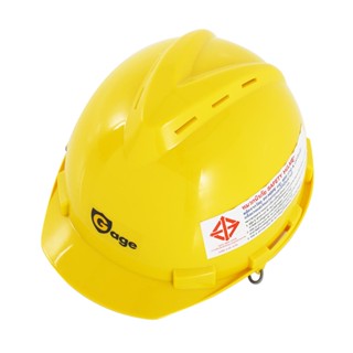 ABS หมวกนิรภัย มอก. GAGE ABS 2331 สีเหลืองABS SAFETY HELMET GAGE 2331 YELLOW