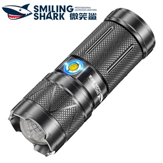 Smilingshark E82 ไฟฉาย led, M77 4500lumens, ซูมได้ด้วยไฟ 5 โหมด, กันน้ำสำหรับเดินป่าตั้งแคมป์กลางแจ้งทำงาน