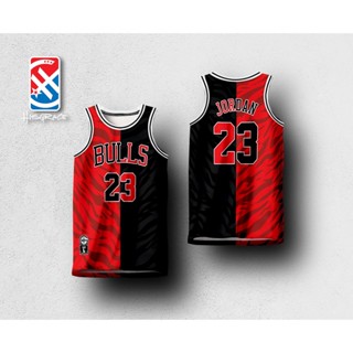 เสื้อแนวคิด Michael Jordan Bull Red Black HG