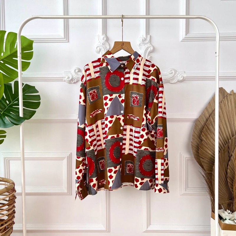 KEMEJA [WHOLESALE] JR8009 - OLLIE SHIRT (4pcs @ Rp. 77,000)