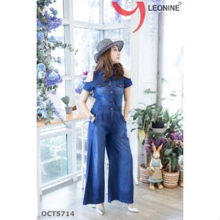 jumpsuitจั้มสูทกางเกงขาบานLeonine